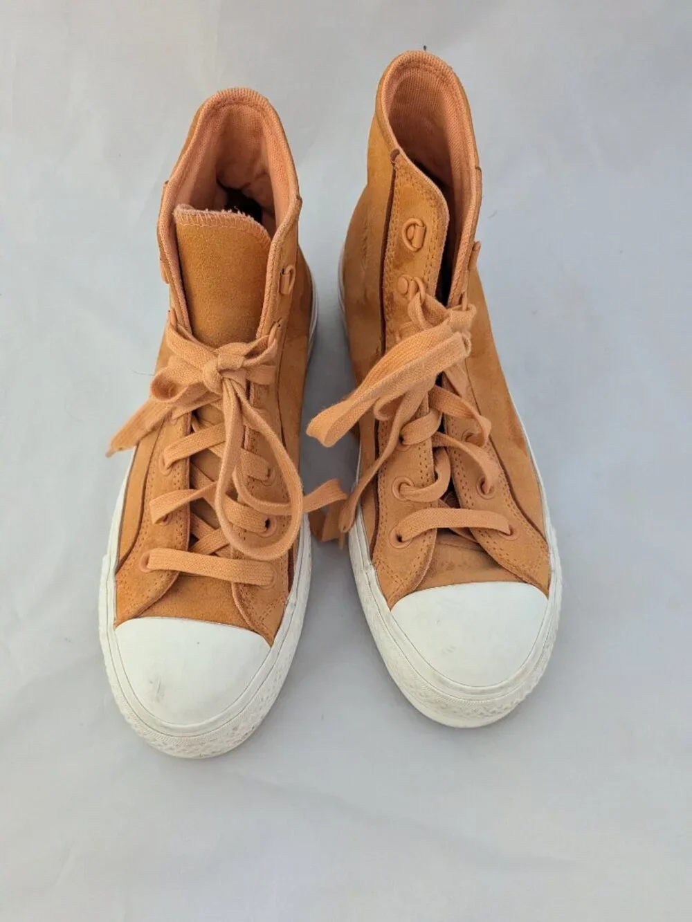 Converse Chuck Taylor All Star Lift Platform Suede Shoes Womens 7.5